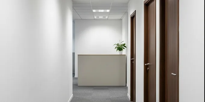 Avant : Bureaux — signalétique intérieure complète