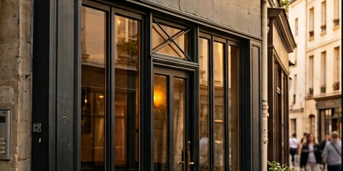 Avant : Café — lettres en relief