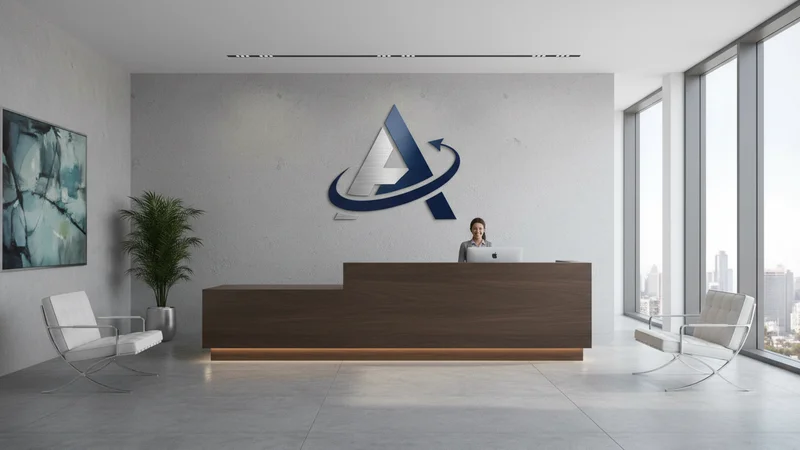 Après : Accueil — logo mural XXL