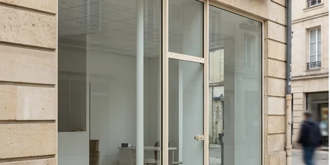 Avant : Institut beauté — façade