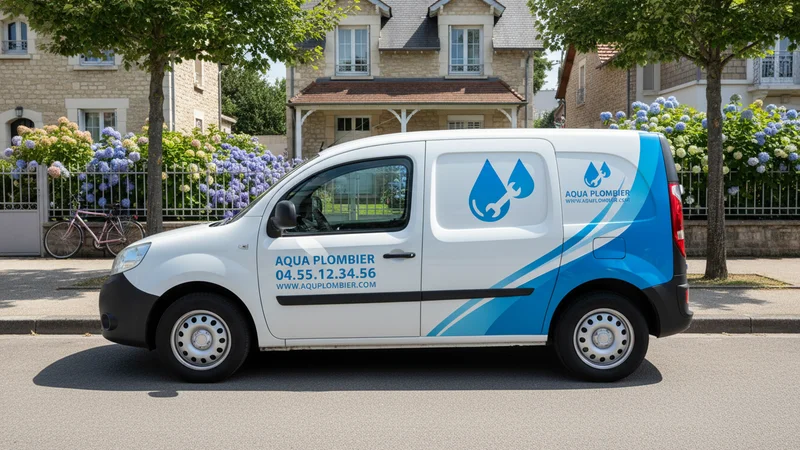 Le plombier qui roule pour sa marque