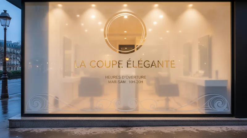 Le salon de coiffure qui attire l'œil