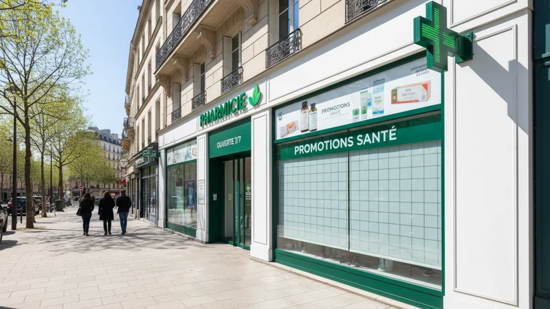 La pharmacie protégée et visible