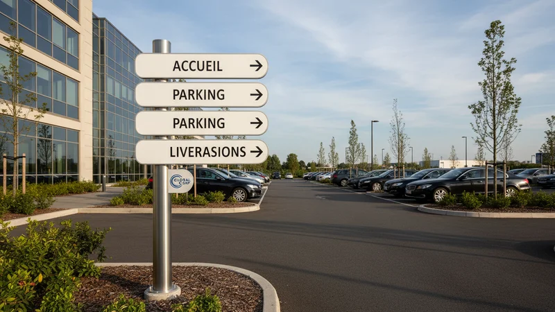 Panneau directionnel