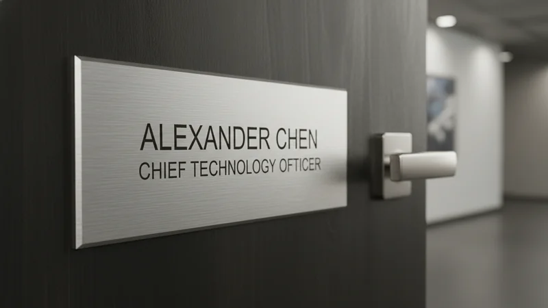 Plaques de porte & de bureau