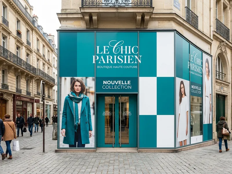 Covering vitrine complet